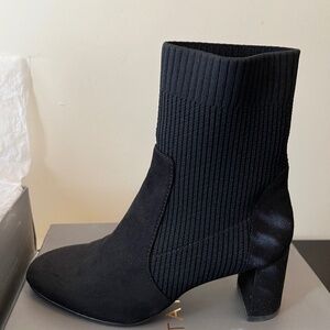 Like New! Carla Sock Block Heel Bootie